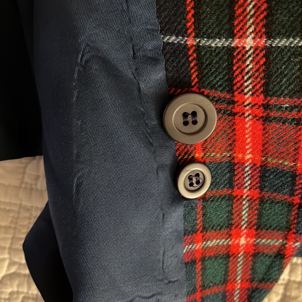 Woman’s Pendleton Woolen Mills Red Plaid Blazer‎ - Picture 3 of 6